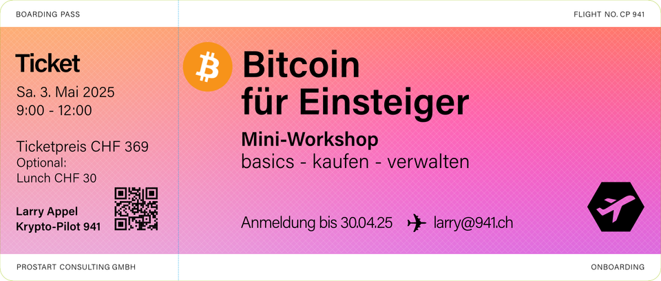 Bitcoin Mini-Workshop für Einsteiger in Brunnadern